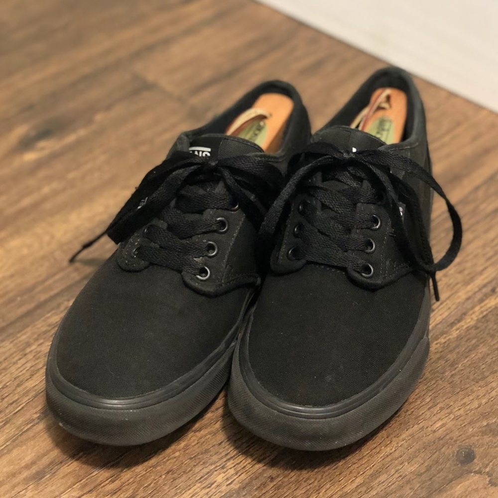Vans Authentic all-black sneakers